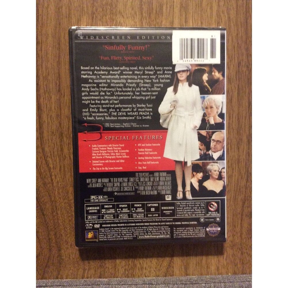 The Devil Wears Prada (DVD, 2006) Sealed - Picture 2 of 2